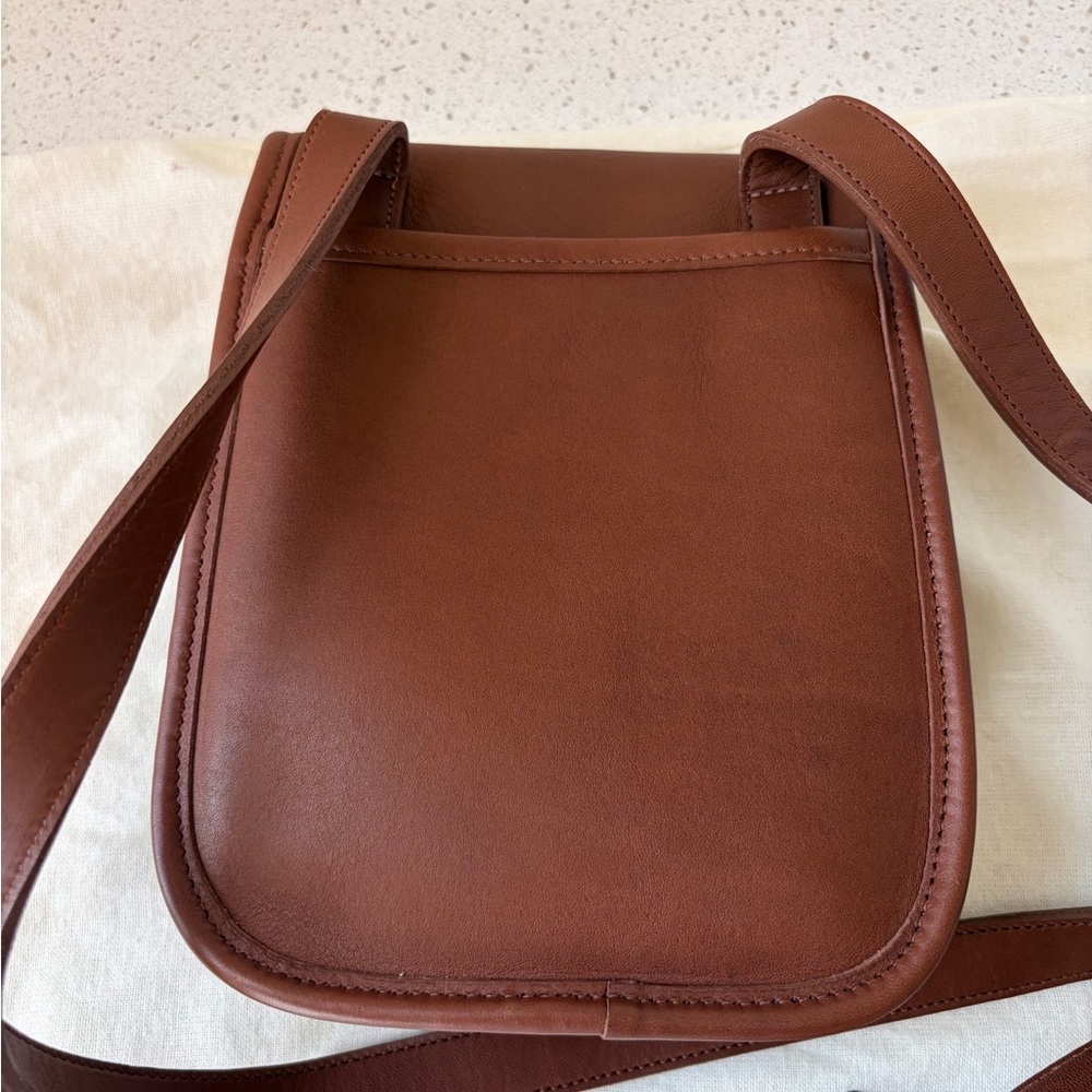 RARE! With tags Vintage Coach Sidepack Classic Turnlock Closure Crossbody - Picture 11 of 12